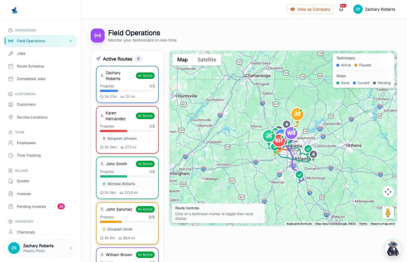 Pool Founder Dashboard